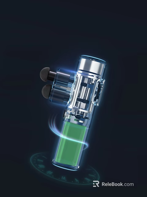 Modern Technological Medical Device With Transparent Structure Internal Components Green Liquid And Blue Light Effects 3d model 