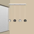Modern Minimalist Chandelier Nordic Style Chandelier Mediterranean Style Chandelier Study Lamp Combination Dining Room Lamp 3d model