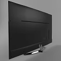 Ultra Slim Modern Television With Vivid Cosmic Galaxy Display Screen