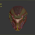 Sci-Fi Helmet Alien Helmet High Tech Helmet Game Helmet 3d model