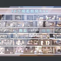 Creative Window Display Design Featuring 36 Parallax Boxes for Commercial and Residential Spaces
