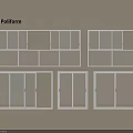 Poliform White Open Wall Shelves And Closed Cabinets On Beige Wall