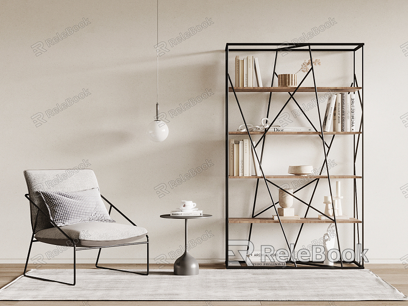 Modern Bookshelf model