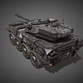ARX tank main battle tank light tank medium tank low face number low model simple model game sub-era film and television level super realistic high precision 3d model