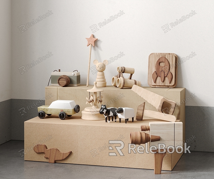 Modern toys children's wooden toys model