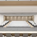 Modern Lecture Hall Multi-function Lecture Hall 3d model
