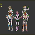 Modern Game Character Game Character 3d model
