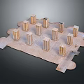 Columns Stone Columns Stone Columns Old Columns Roman Columns Roman Columns Classical Columns Greek Columns 3d model