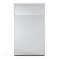 Commercial Double Glass Door Refrigerator With Stainless Steel Body And Transparent Doors