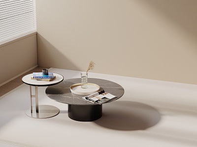 Modern coffee table model