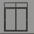 Modern Black Frame Sliding Window With Double Glass Panels And Smooth Operation Design