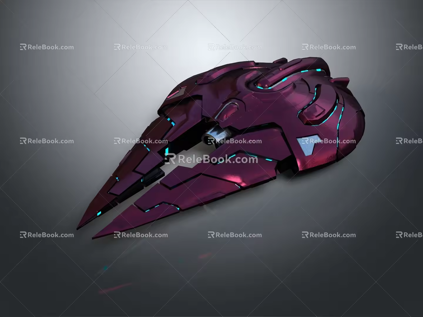 Modern space fighter sci-fighter sci-fighter 3d model