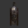 Vintage Military Tank With Camouflage Paint Metal Tracks And Rustic Design