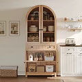 Modern Kitchen Interior Featuring White Cabinets Windows Oven And Wooden Floor