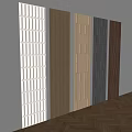 Stylish Wall Panels With Various Colors And Textured Designs For Interior Decoration