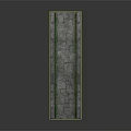 Traditional Stone Arch Bridge Design With Curved Structure And Mossy Slabs