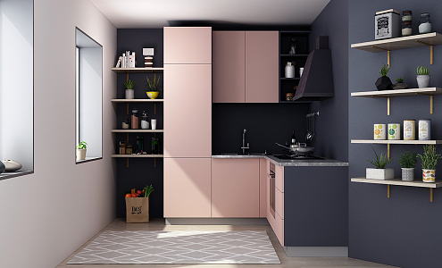 Nordic Kitchen 3d model