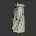 Casual Comfortable Light Green Hoodie With Front Pocket And Minimalist Design