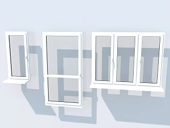 Window casement 3d model
