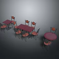 Stylish Dining Chairs With Sturdy Square And Round Tables For Restaurant Dining Areas