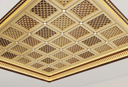 New Chinese Ceiling 3d model