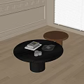 Modern round coffee table 3d model