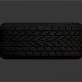 High Quality Car Wheel With Black Tire And Silver Spoke Rim Central Hub Design