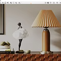 Quiet Table Lamp 3d model
