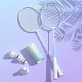 High Quality Badminton Sports Equipment With Yonex Rackets Shuttlecocks And Palm Shadows