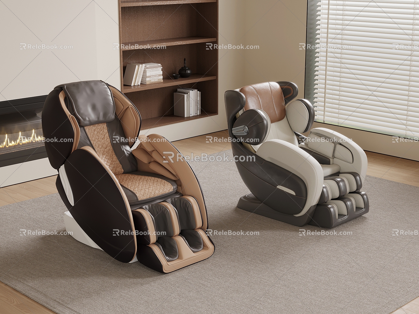 massage chair 3d model