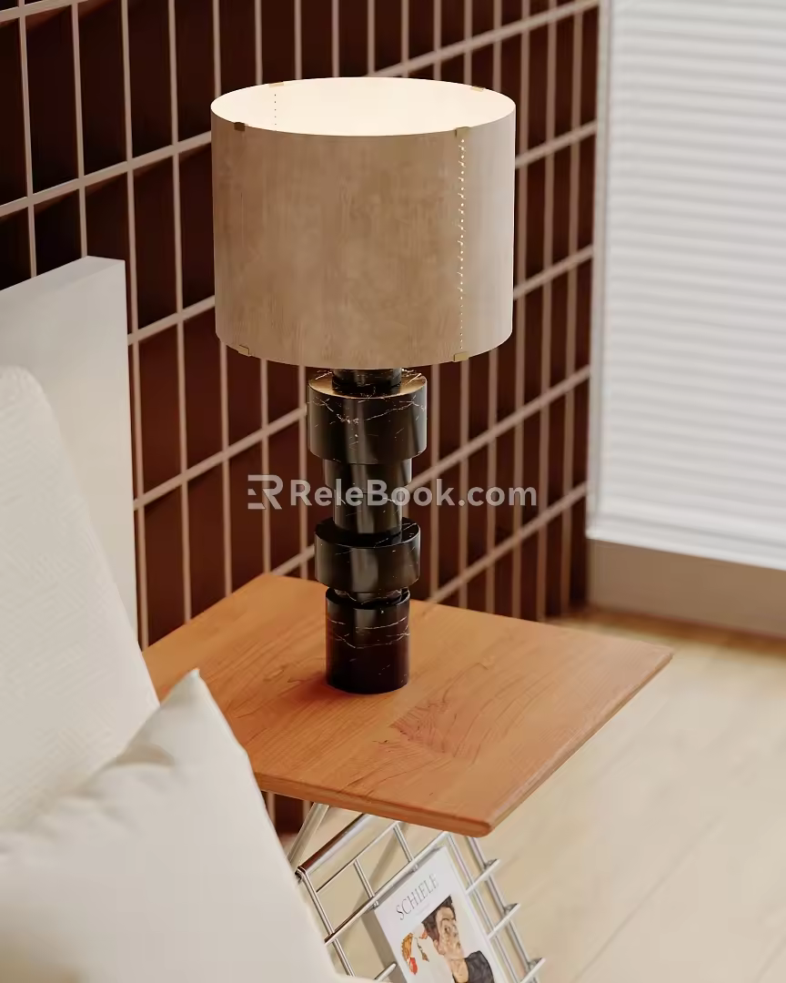 Table lamp side a few table lamp 3d model
