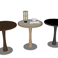 Nordic Side Table Combination Small Man Waist Side Table Coffee Table Small Round Table Negotiation Table Leisure Table Side Table Decoration Rock Plate Side Table Solid Wood Side Table Antique Style 3d model