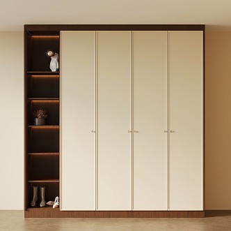 Middle style wardrobe 3d model