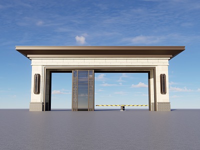 Gate 3d model