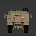 Flammable Cargo Transport Heavy Duty Multi Wheel Fuel Tanker Utility Vehicle