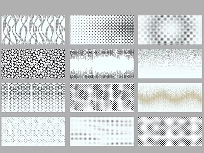 Modern Perforated Panel Perforated Panel View Wall 3d model