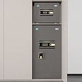 Modern Safety Deposit Box Safe Locker 3d model