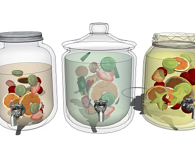 modern juice machine 3d model