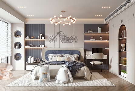 Modern Children's Room 3d model