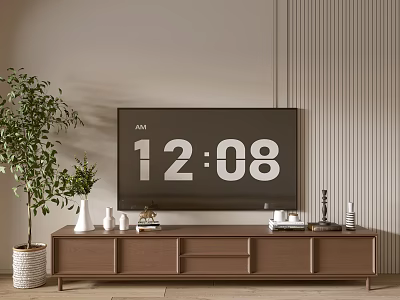 Modern Wood Grain TV Cabinet Simple Side Cabinet Bucket Cabinet Low Cabinet Whole Cabinet Sideboard Cabinet Balcony Cabinet Storage Cabinet Home Entrance Cabinet 3d model