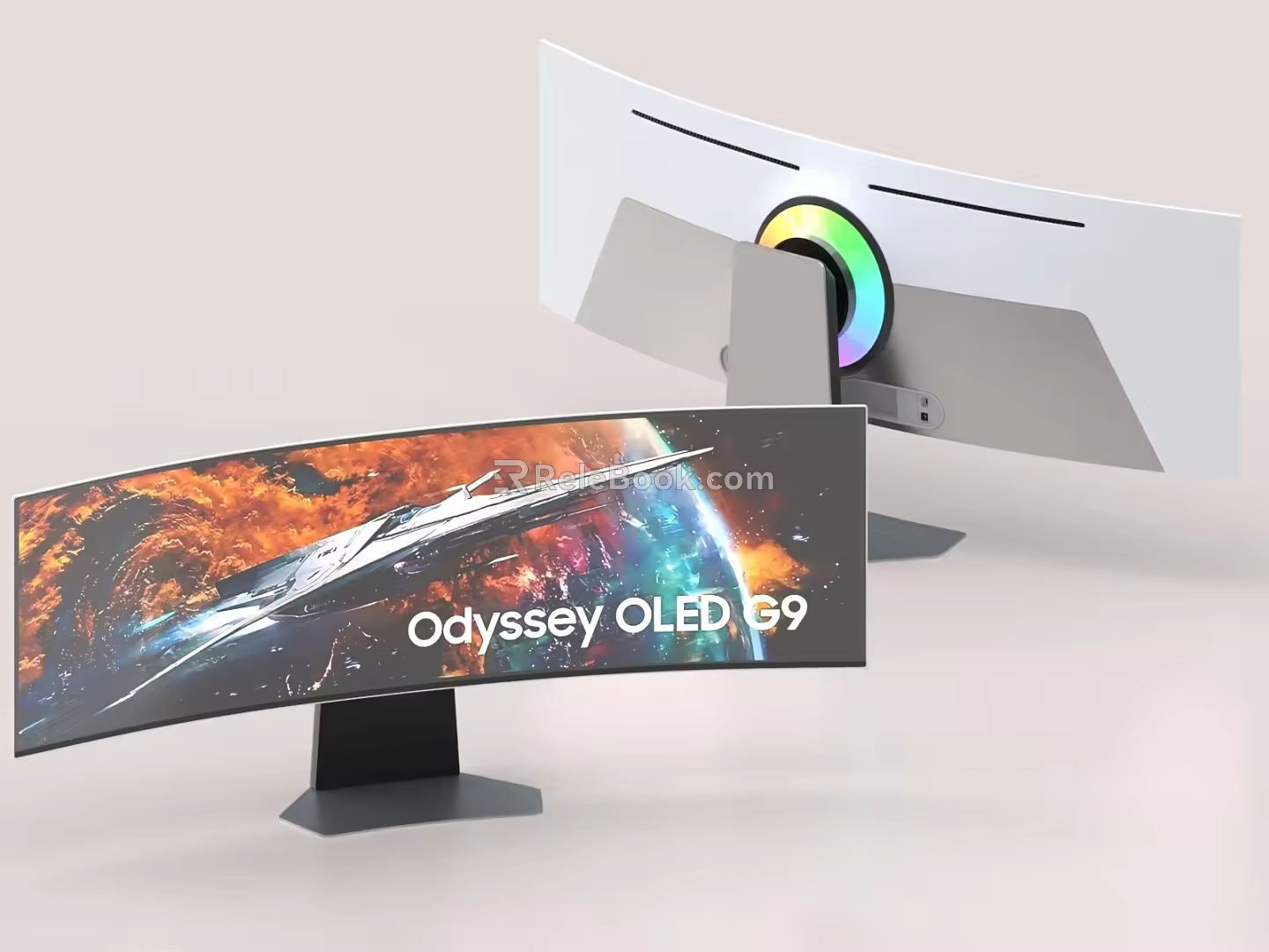 Display Screen TV Computer Samsung Display Samsung Screen Curved Screen 3d model