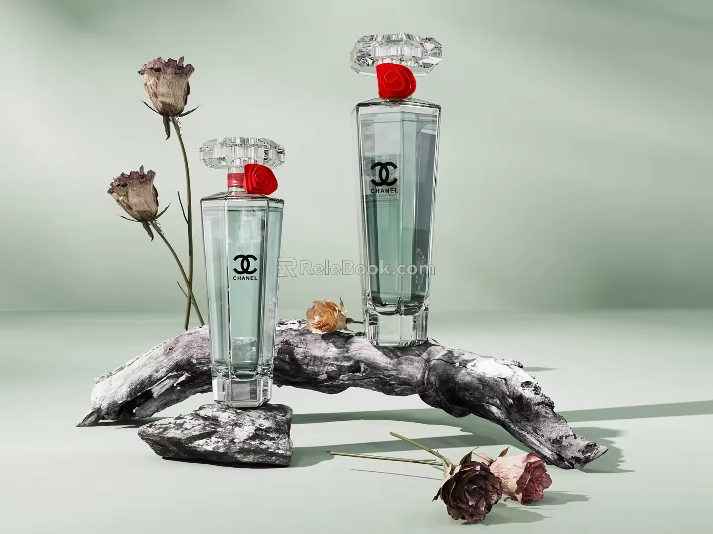 Modern perfume bottle 3d model