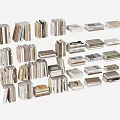 Books And Magazines In Stacked Collection With Assorted Covers And Various Sizes