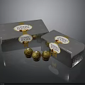 Delicious Premium Ferrero Rocher Chocolates in Shiny Silver Boxes with Golden Wrapping