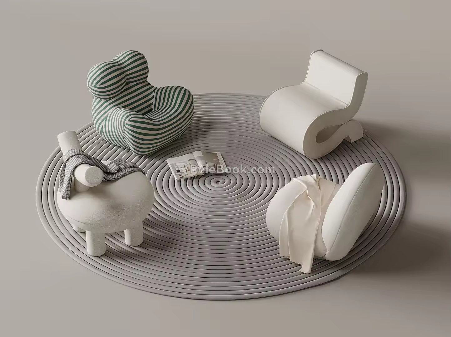 Lazy Sofa 3d model