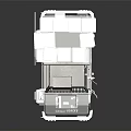 Green And White Truck Model Featuring Open Cargo Bed A3 H7 Markings And COAST Lettering