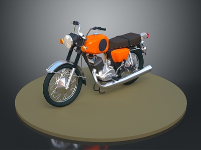 Motorcycle Two-wheeled Motorcycle Cross-country Motorcycle Road Race Motorcycle Motor Vehicle Transport 3d model