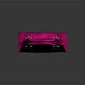 Fashionable Pink Handbag with Top Handles and Metal Clasps Trendy Ladies Evening Accessory