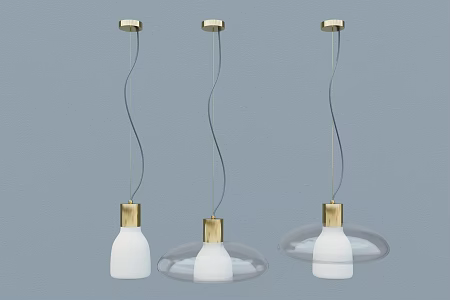 Modern chandelier 3d model