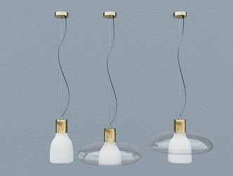 Modern chandelier 3d model